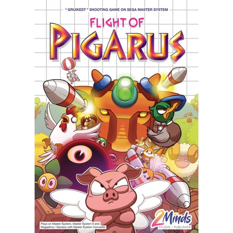 Jaquette de Flight of Pigarus sur Master System