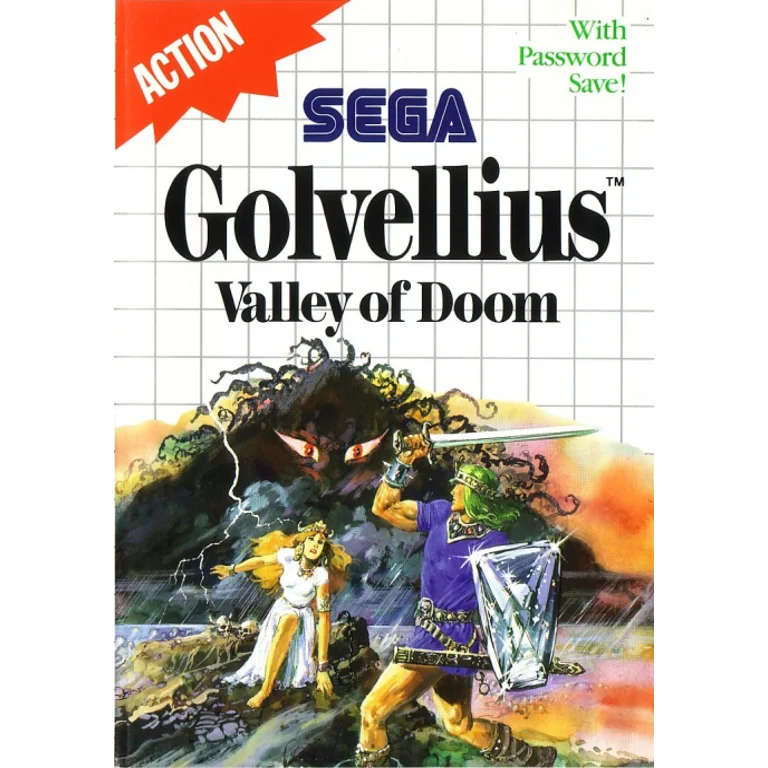 Jaquette de Golvellius Valley of Doom sur Master System