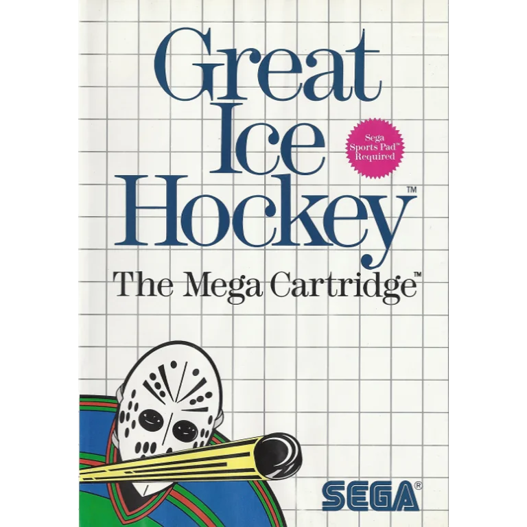 Jaquette de Great Ice Hockey sur Master System