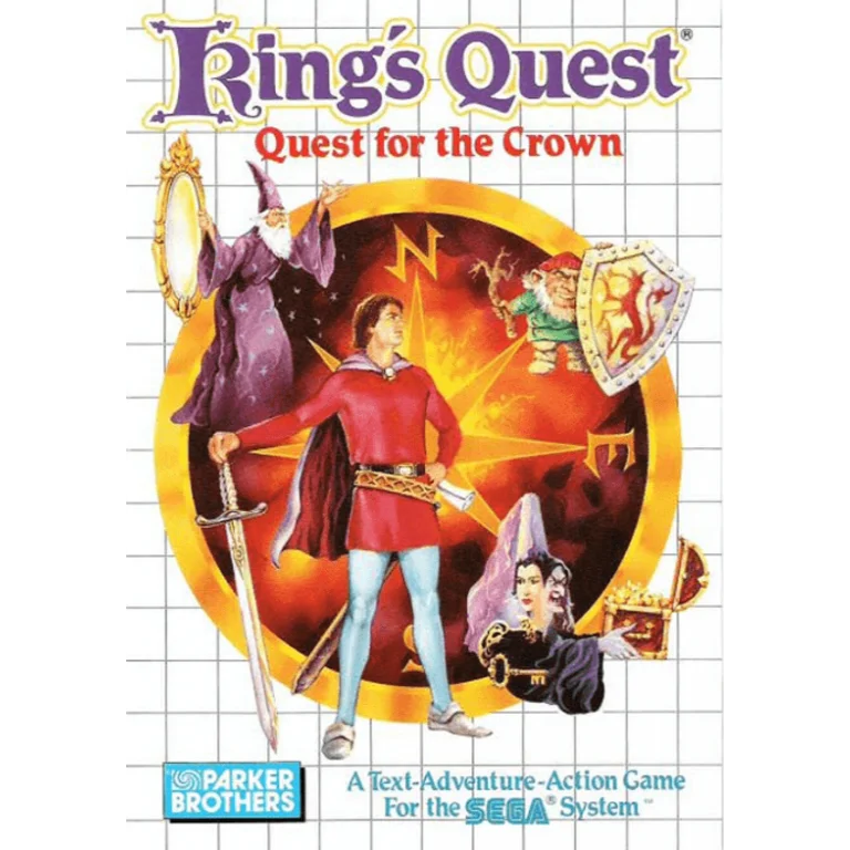 Jaquette de Kings Quest Quest for the Crown sur Master System