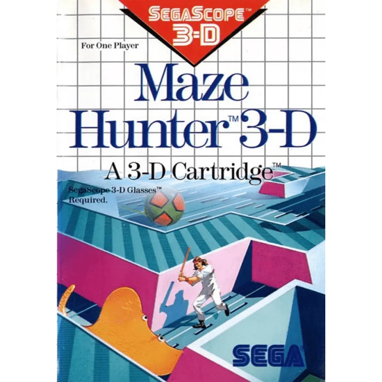 Jaquette de Maze Hunter 3 D sur Master System
