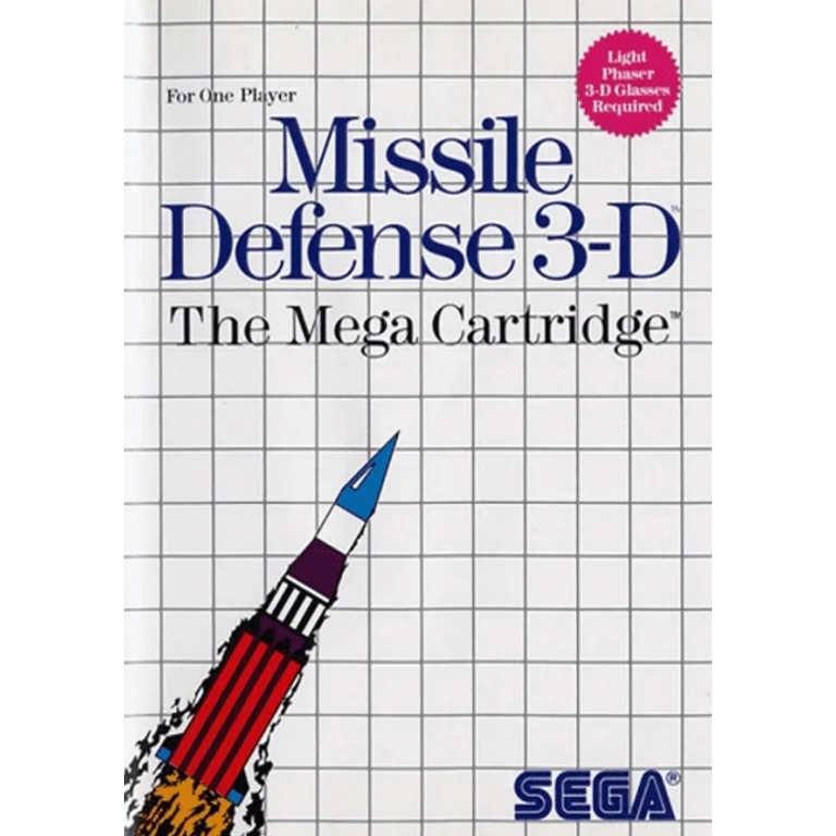 Jaquette de Missile Defense 3 D sur Master System