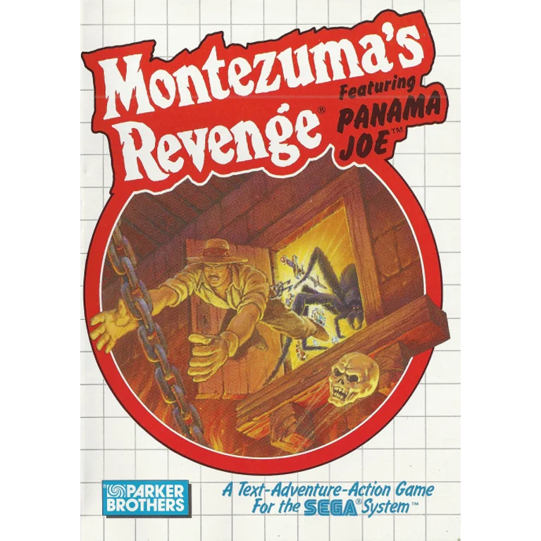 Jaquette de Montezumas Revenge featuring Panama Joe sur Master System