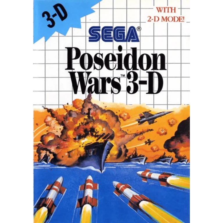 Jaquette de Poseidon Wars 3 D sur Master System