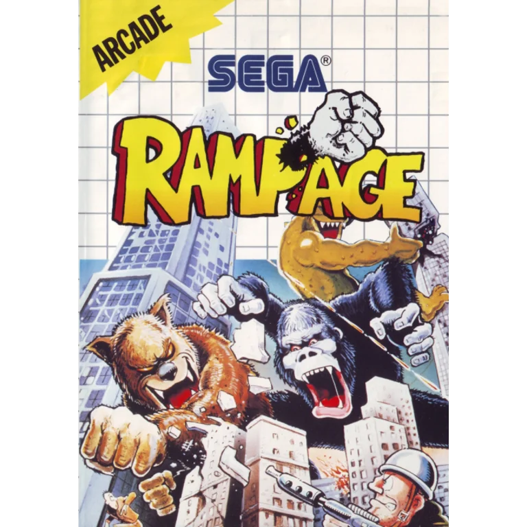 Jaquette de Rampage sur Master System
