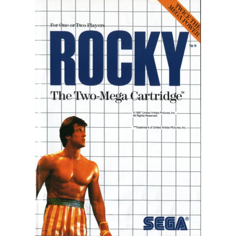 Jaquette de Rocky sur Master System