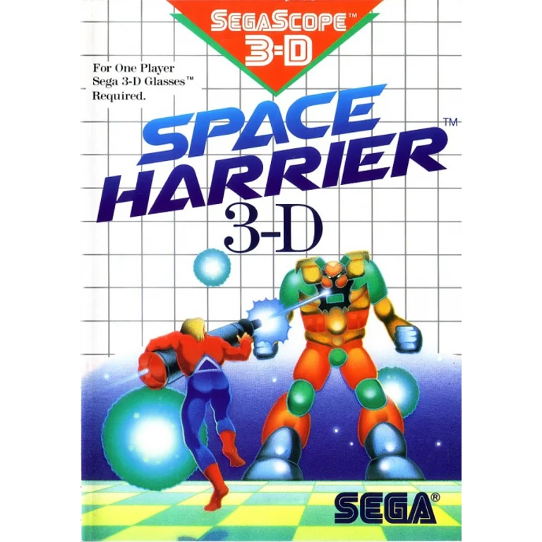 Jaquette de Space Harrier 3 D sur Master System