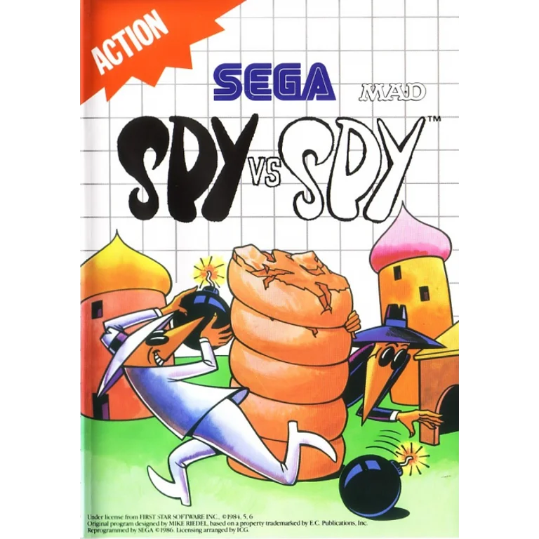Jaquette de Spy vs. Spy sur Master System