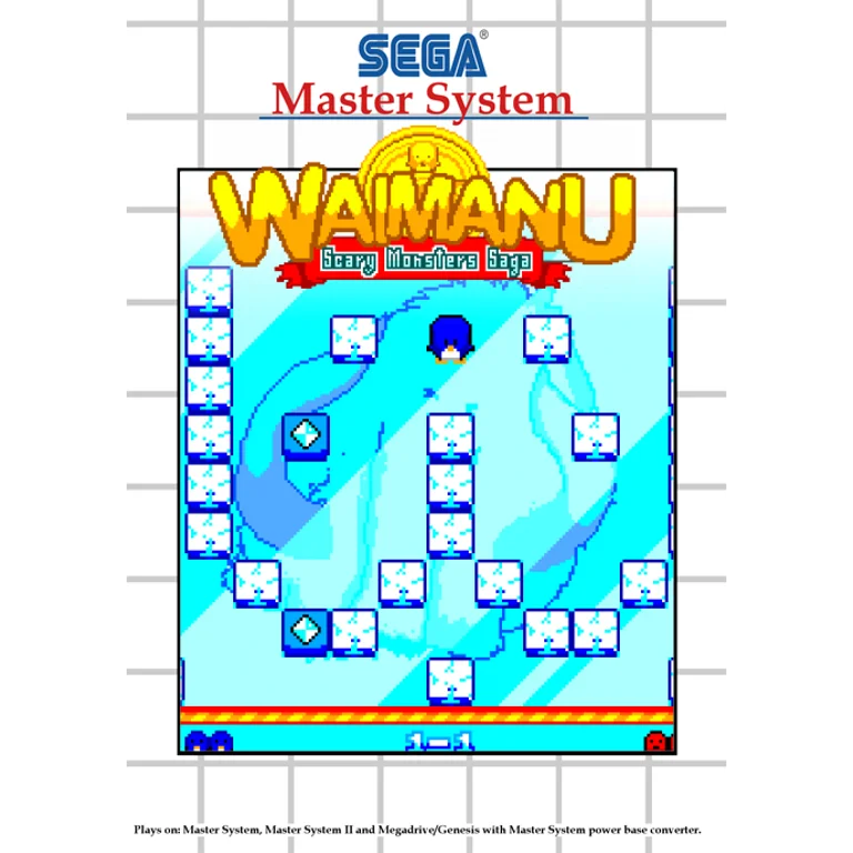 Jaquette de Waimanu Scary Monsters Saga sur Master System