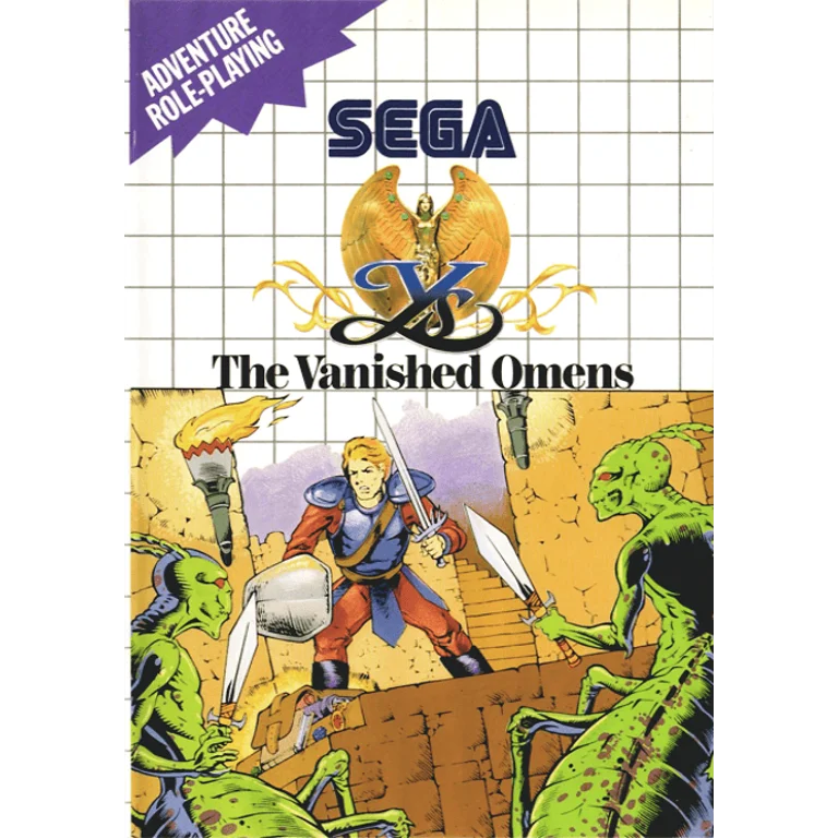 Jaquette de Ys The Vanished Omens sur Master System