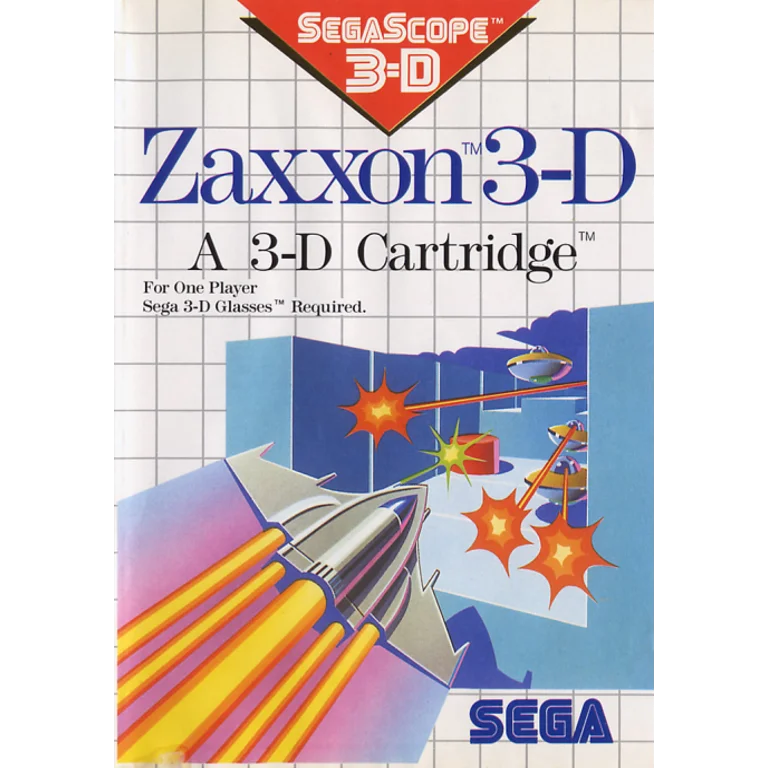 Jaquette de Zaxxon 3 D sur Master System