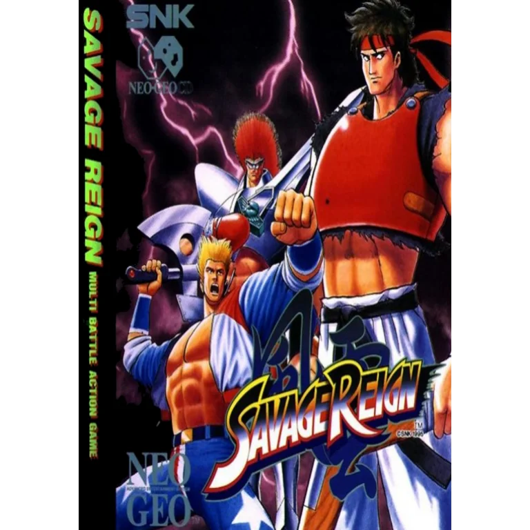 Jaquette de Savage Reign sur Neo Geo Cd