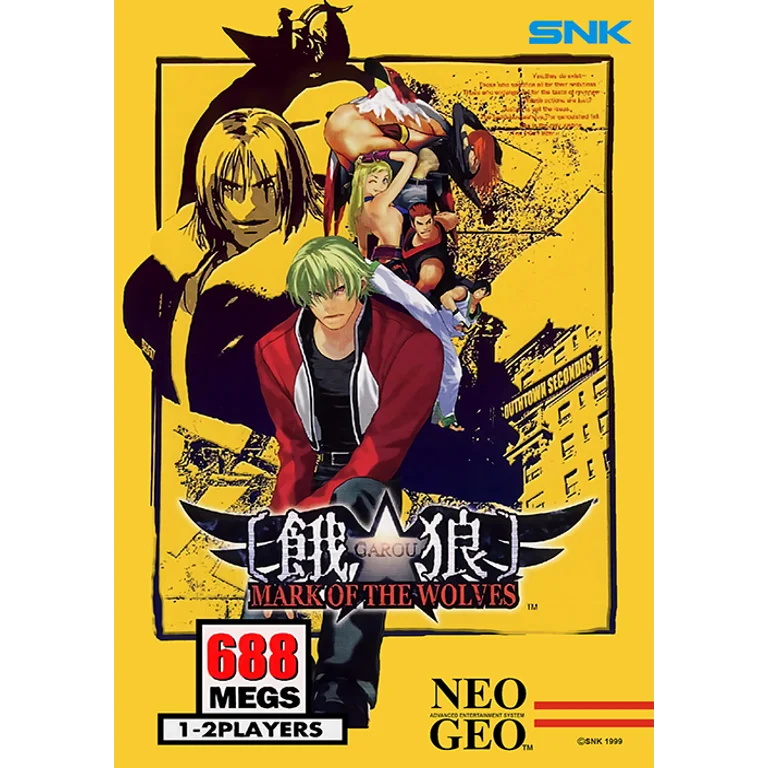 Jaquette de Garou Mark of the Wolves sur Neo Geo