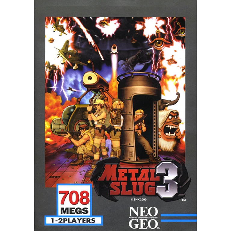 Jaquette de Metal Slug 3 sur Neo Geo