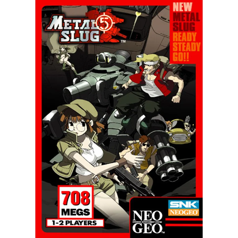 Jaquette de Metal Slug 5 sur Neo Geo