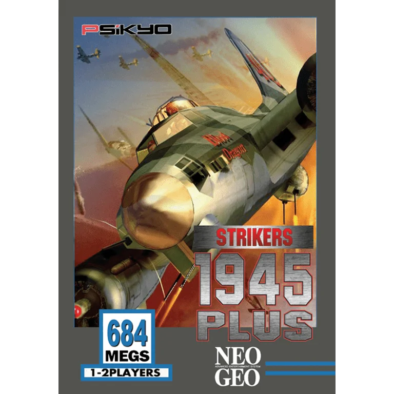 Jaquette de Strikers 1945 Plus sur Neo Geo