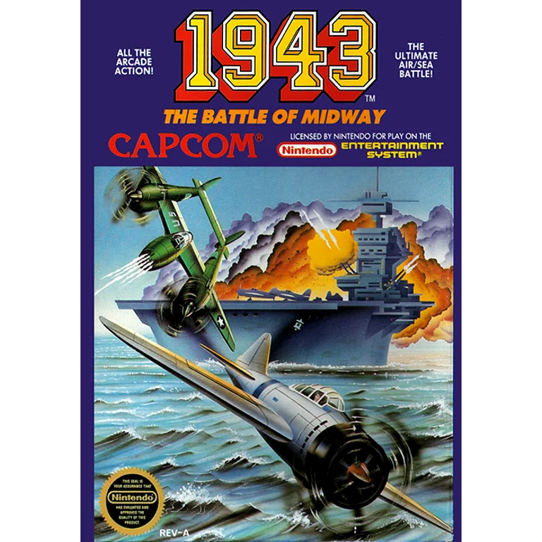 Jaquette de 1943 The Battle of Midway 1 sur Nes