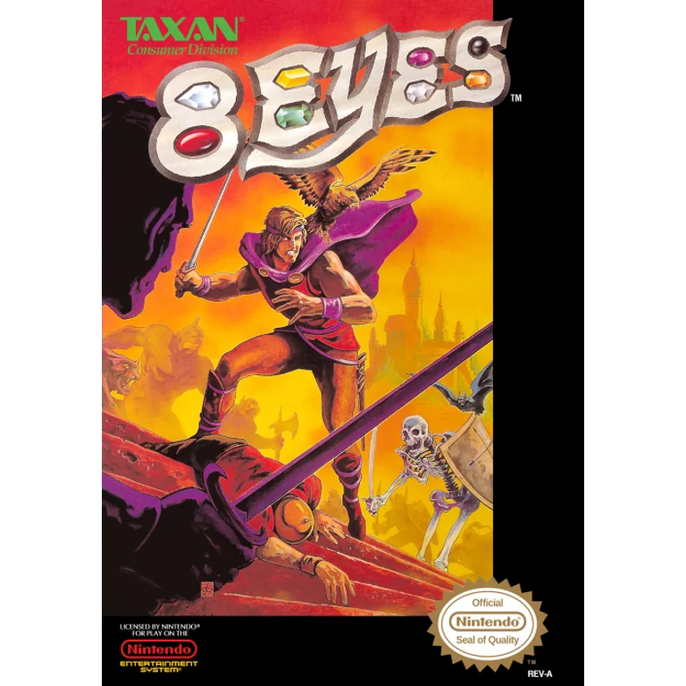 Jaquette de 8 Eyes 1 sur Nes