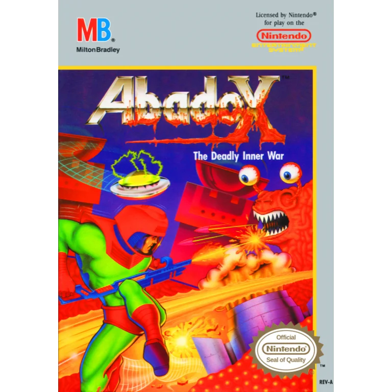 Jaquette de Abadox The Deadly Inner War 1 sur Nes