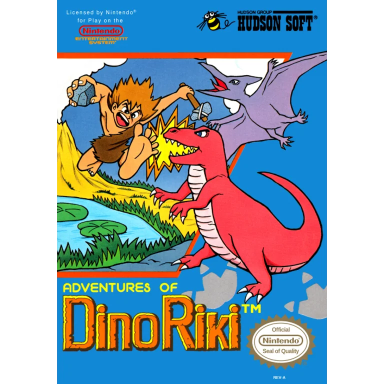 Jaquette de Adventures of Dino Riki 1 sur Nes