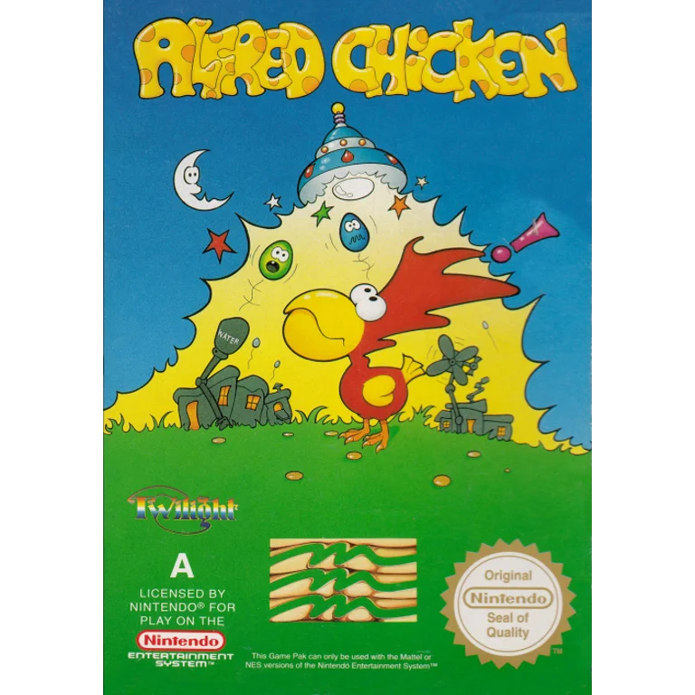 Jaquette de Alfred Chicken 1 sur Nes