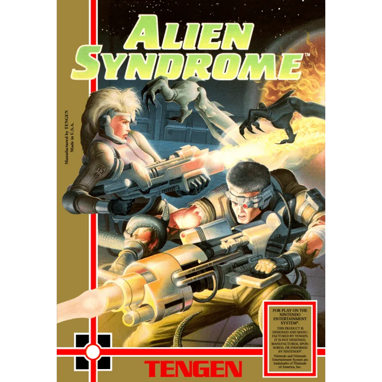 Jaquette de Alien Syndrome 1 sur Nes