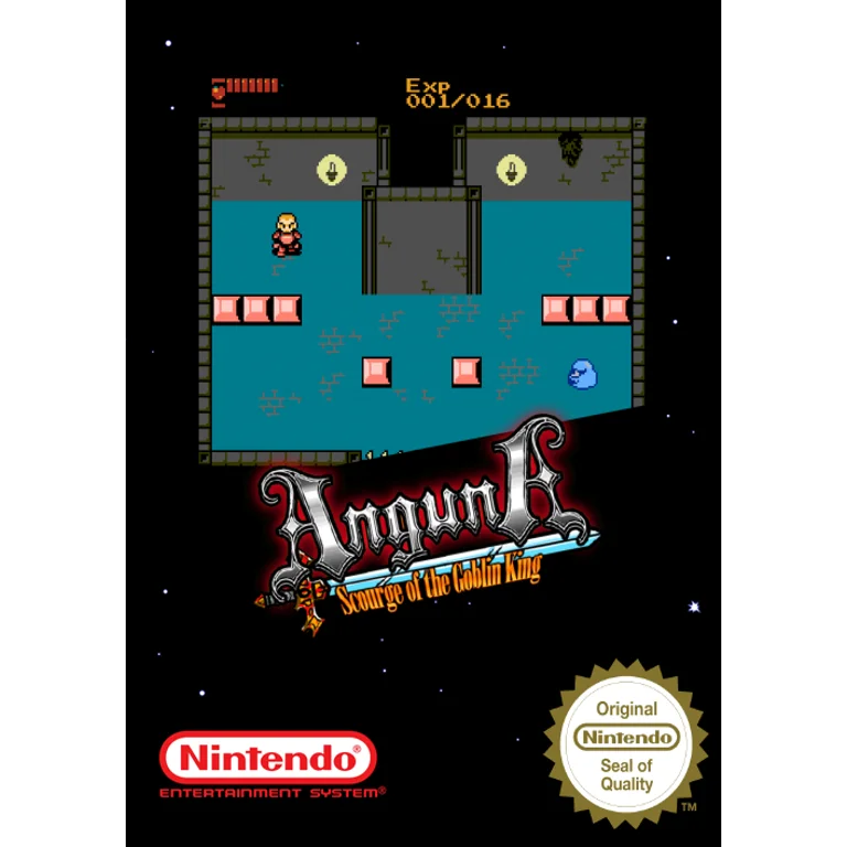 Jaquette de Anguna Scourge of the Goblin King 1 sur Nes