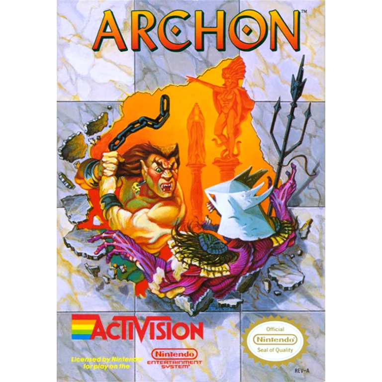 Jaquette de Archon 1 sur Nes