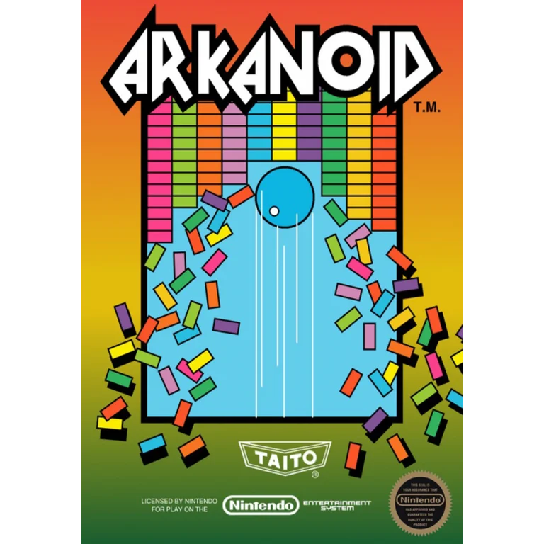 Jaquette de Arkanoid 1 sur Nes