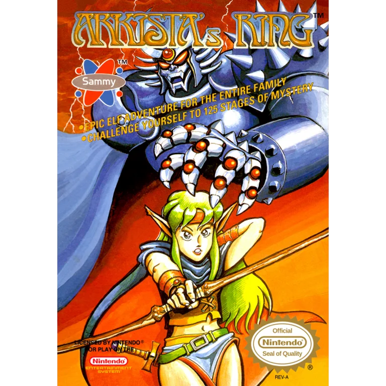 Jaquette de Arkistas Ring 1 sur Nes