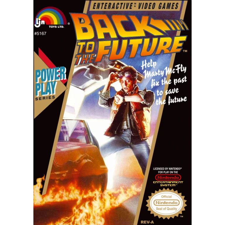 Jaquette de Back To The Future 1 sur Nes