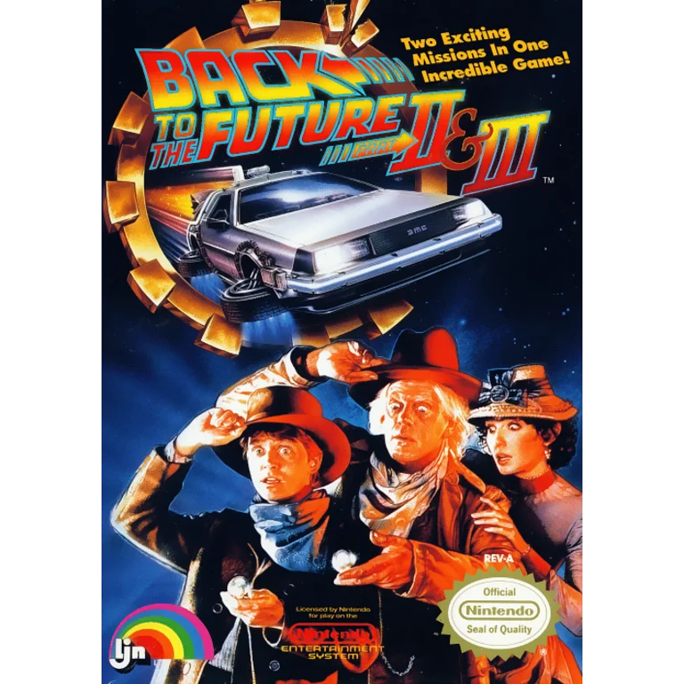 Jaquette de Back to the Future Part II III 1 sur Nes