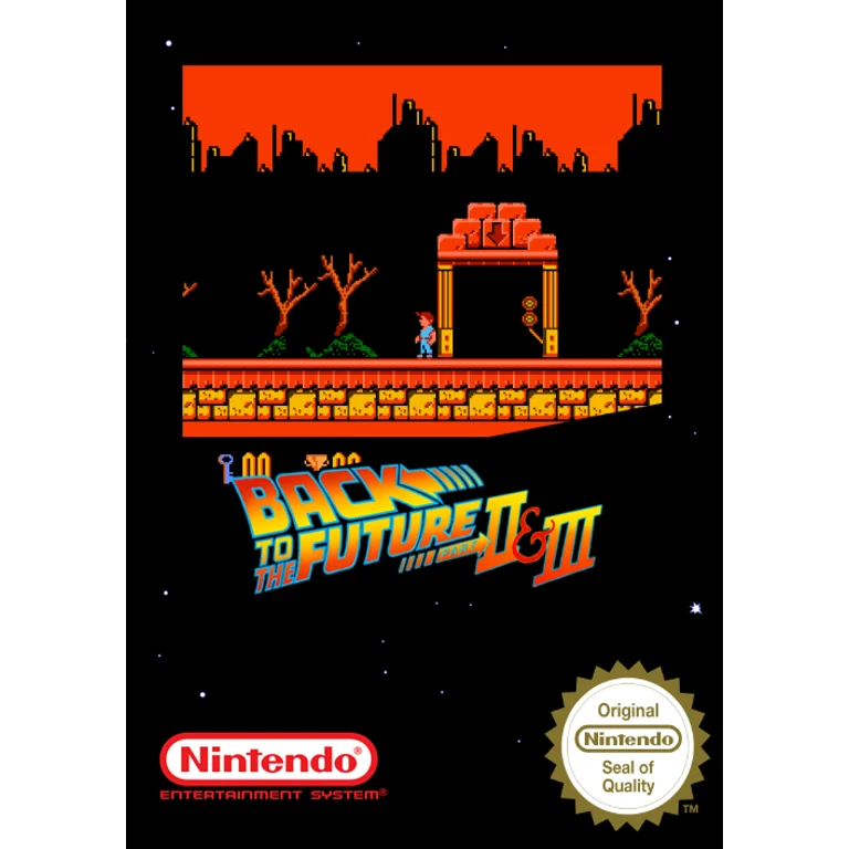 Jaquette de Back to the Future Part II III sur Nes