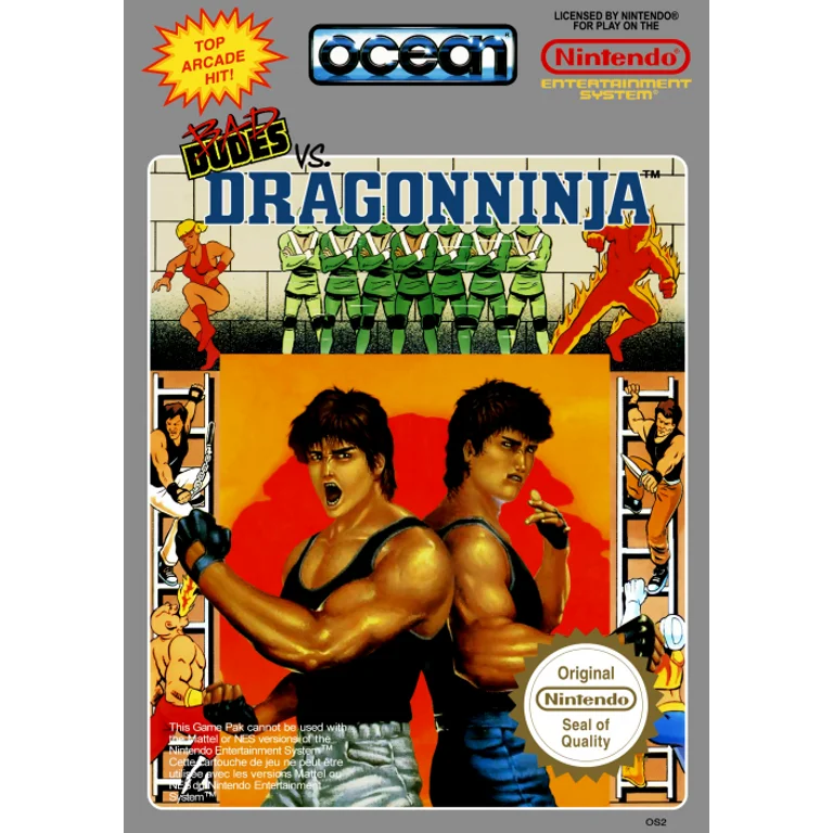 Jaquette de Bad Dudes vs. Dragon Ninja 1 sur Nes