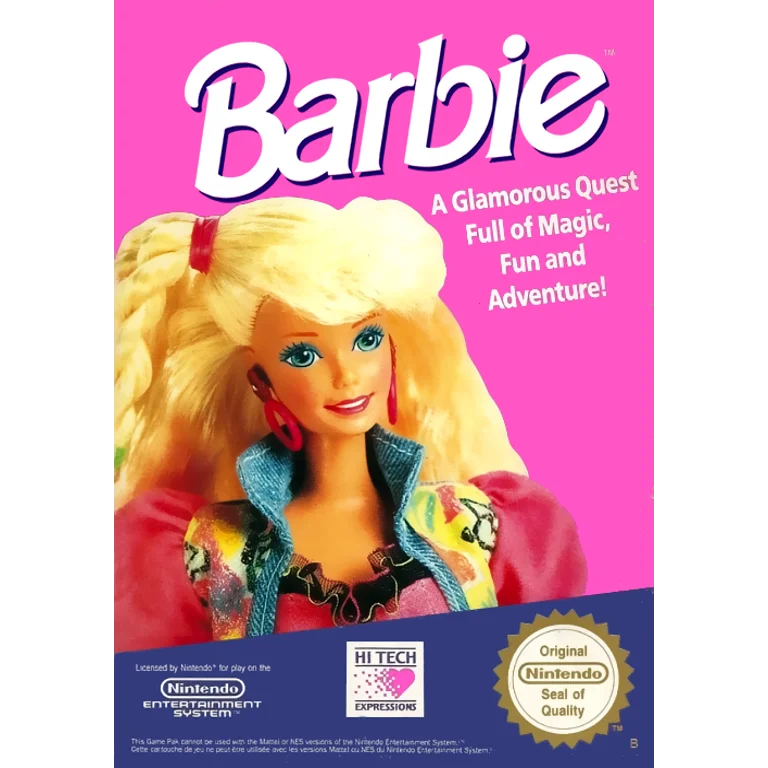Jaquette de Barbie 1 sur Nes