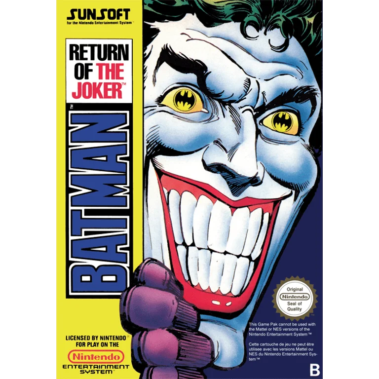 Jaquette de Batman Return of the Joker 1 sur Nes