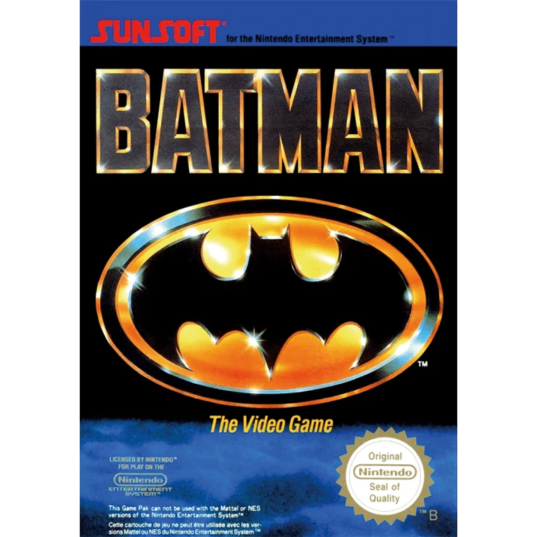 Jaquette de Batman The Video Game sur Nes