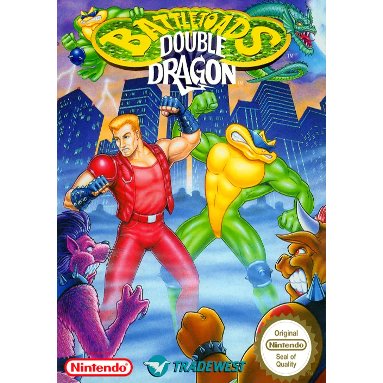 Jaquette de Battletoads Double Dragon 1 sur Nes