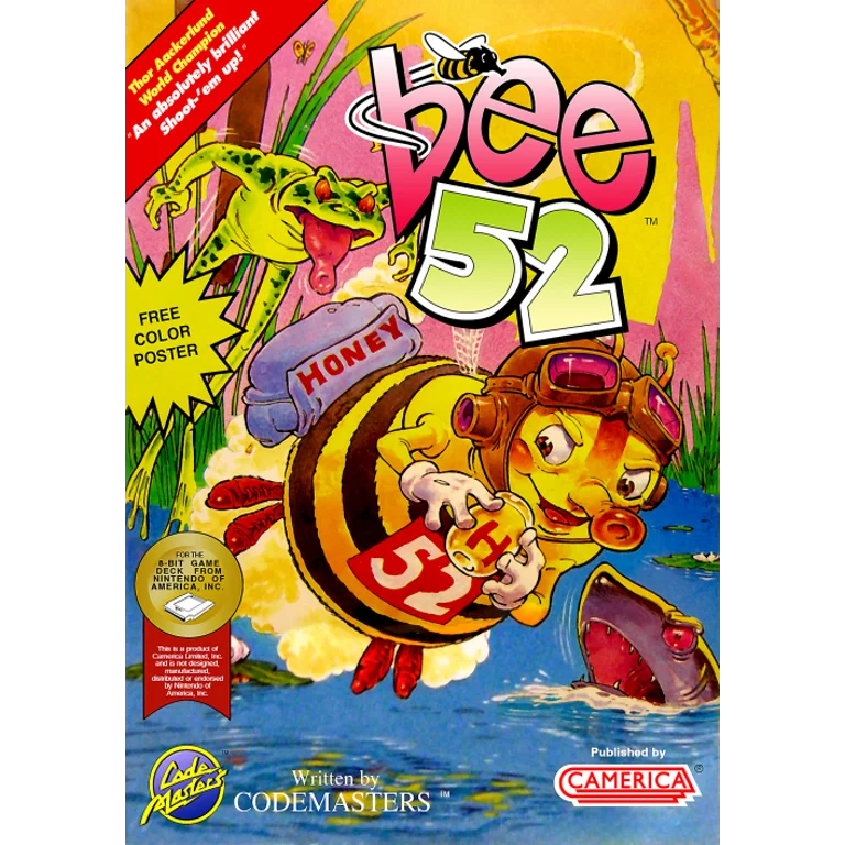 Jaquette de Bee 52 1 sur Nes