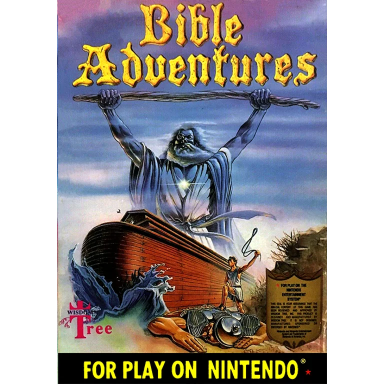 Jaquette de Bible Adventures 1 sur Nes