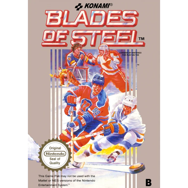 Jaquette de Blades of Steel sur Nes