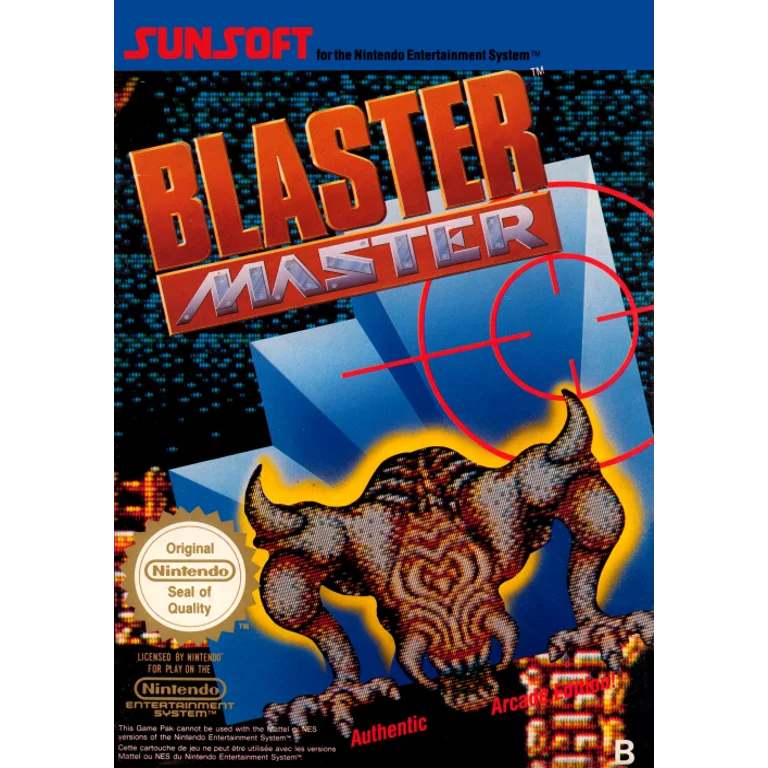 Jaquette de Blaster Master 1 sur Nes