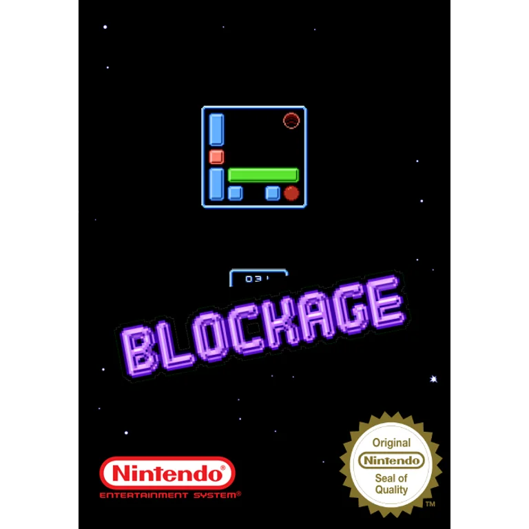 Jaquette de Blockage 1 sur Nes