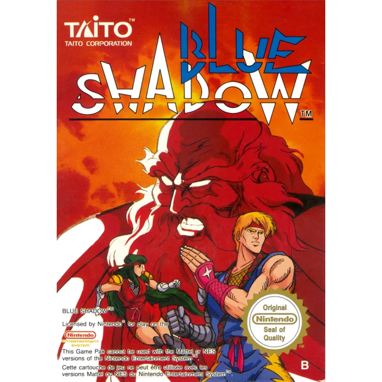 Jaquette de Blue Shadow sur Nes
