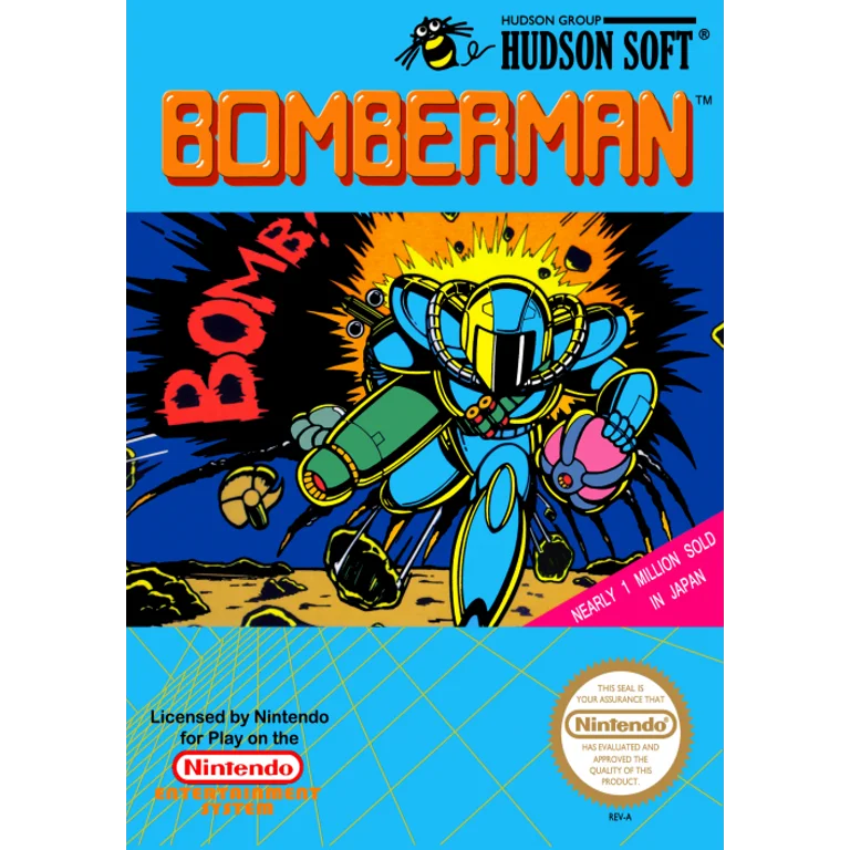 Jaquette de Bomberman 1 sur Nes