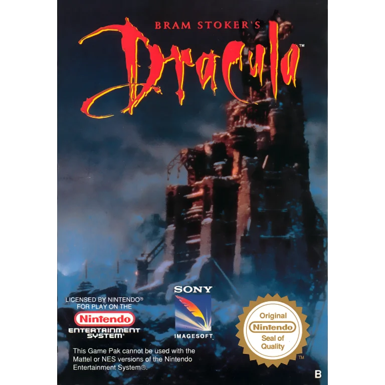 Jaquette de Bram Stokers Dracula 1 sur Nes