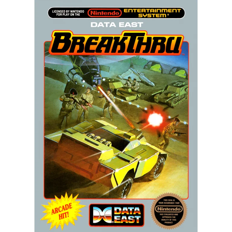 Jaquette de Breakthru 1 sur Nes