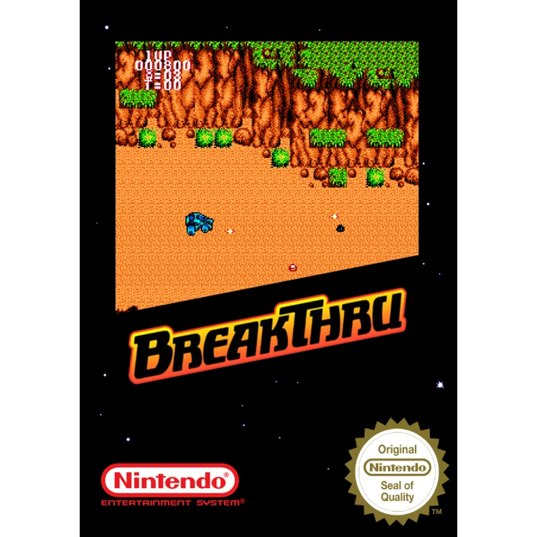 Jaquette de Breakthru sur Nes