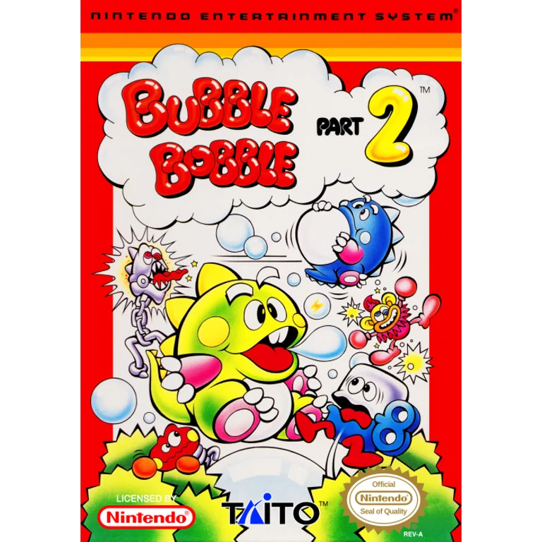 Jaquette de Bubble Bobble Part 2 1 sur Nes