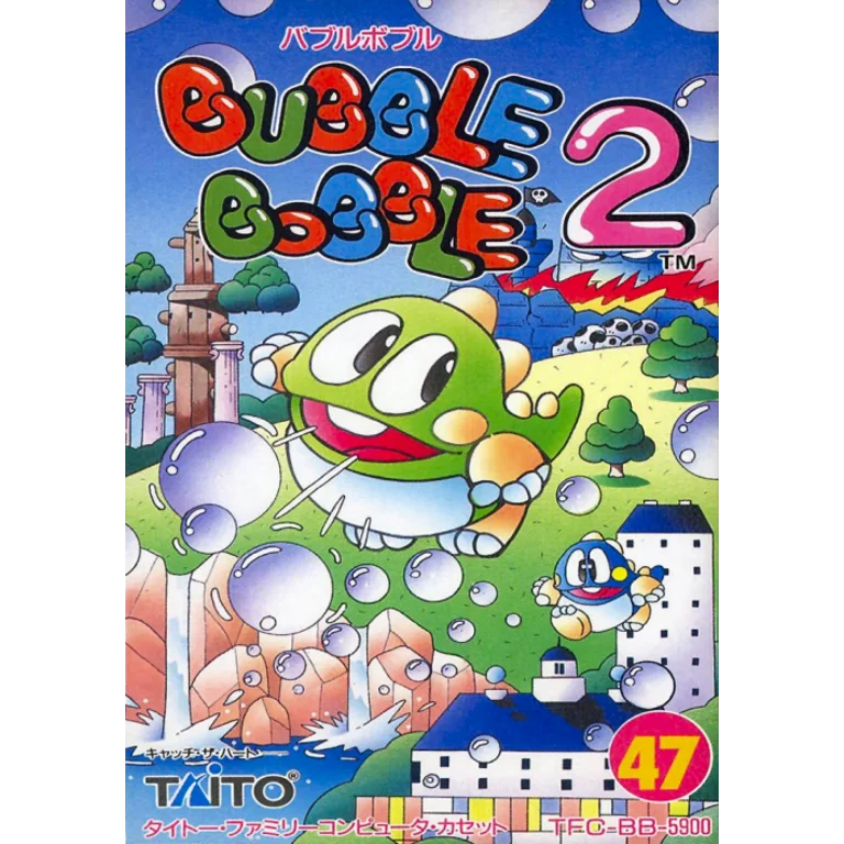 Jaquette de Bubble Bobble Part 2 sur Nes
